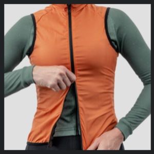 Ornot Womens House Wind Vest - Coastal Orange